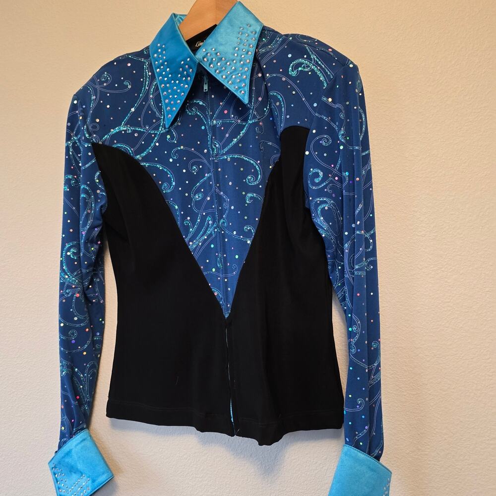 Hobby Horse Limited Edition Size L Western Show Wear Ladies Shirt